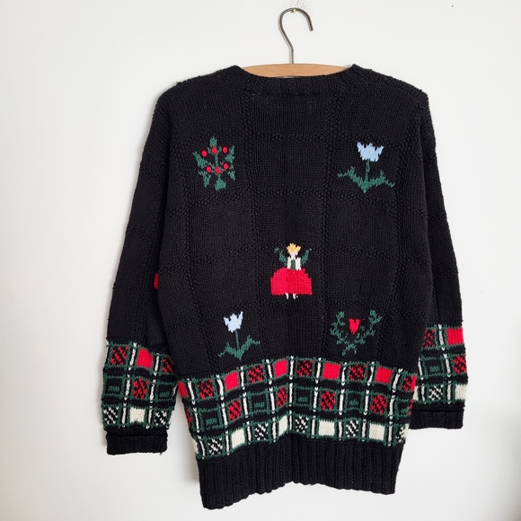 Vintage hand knit Susan Bristol sweater cardigan - Picture 5 of 7